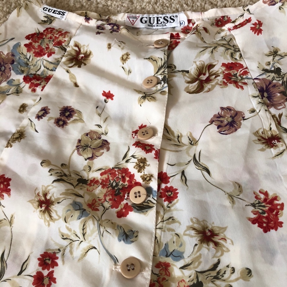 Guess Vintage Floral Skirt
